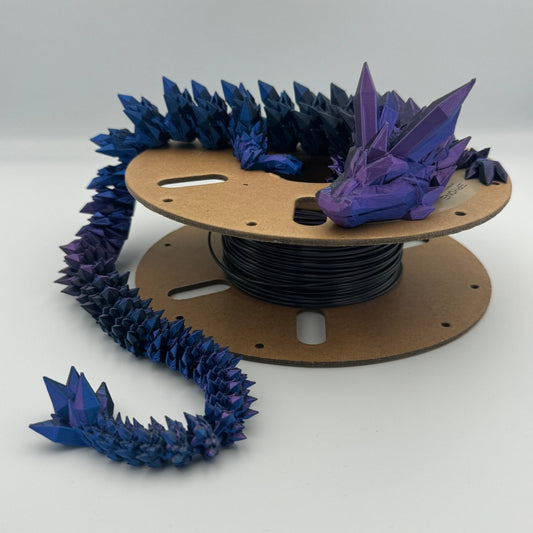 3D Printed Flexible Crystal Dragon