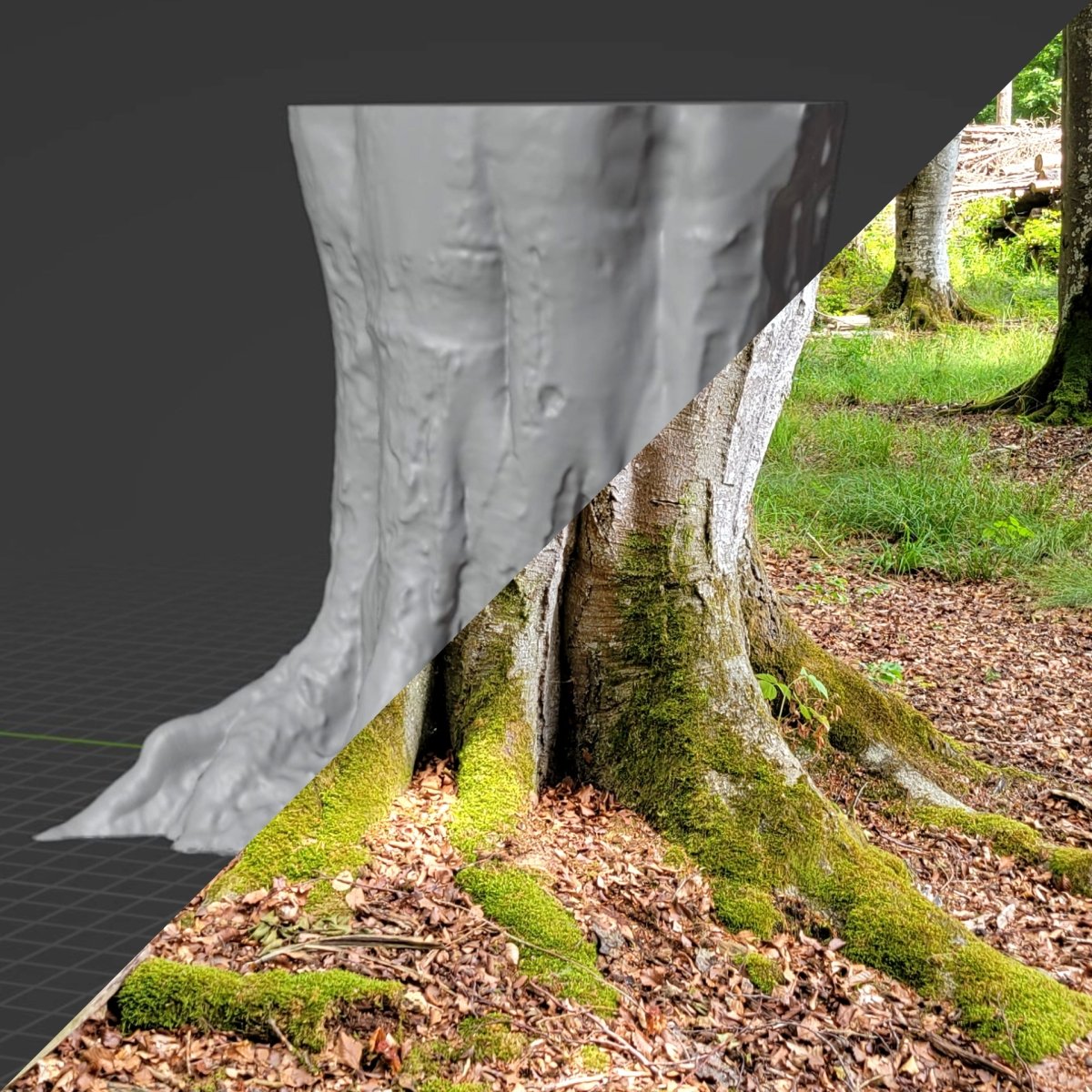 Self Draining Tree Root Planter - Cosmic Chameleon